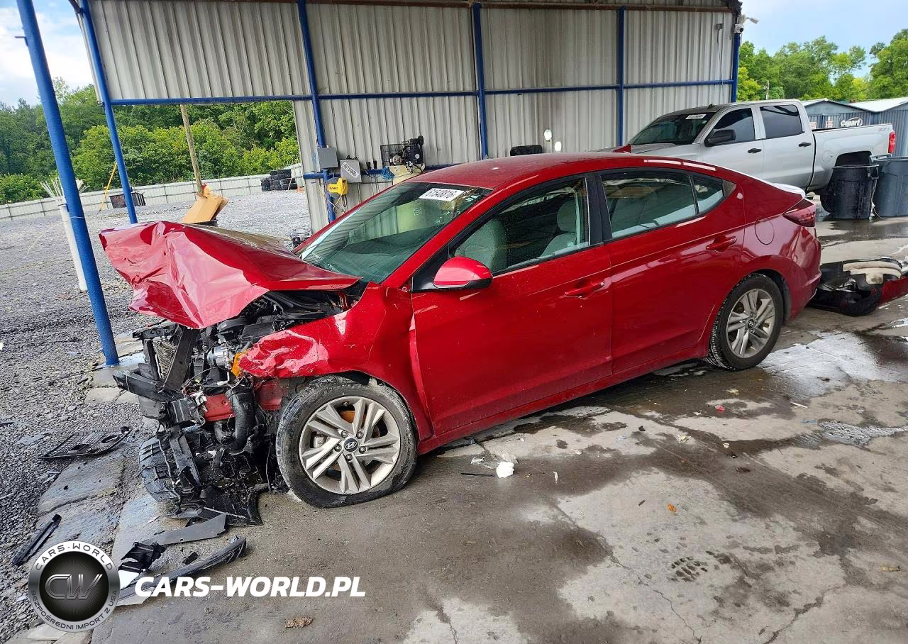 2019 Hyundai Elantra Sel VIN:KMHD84LF6KU770339 - 1