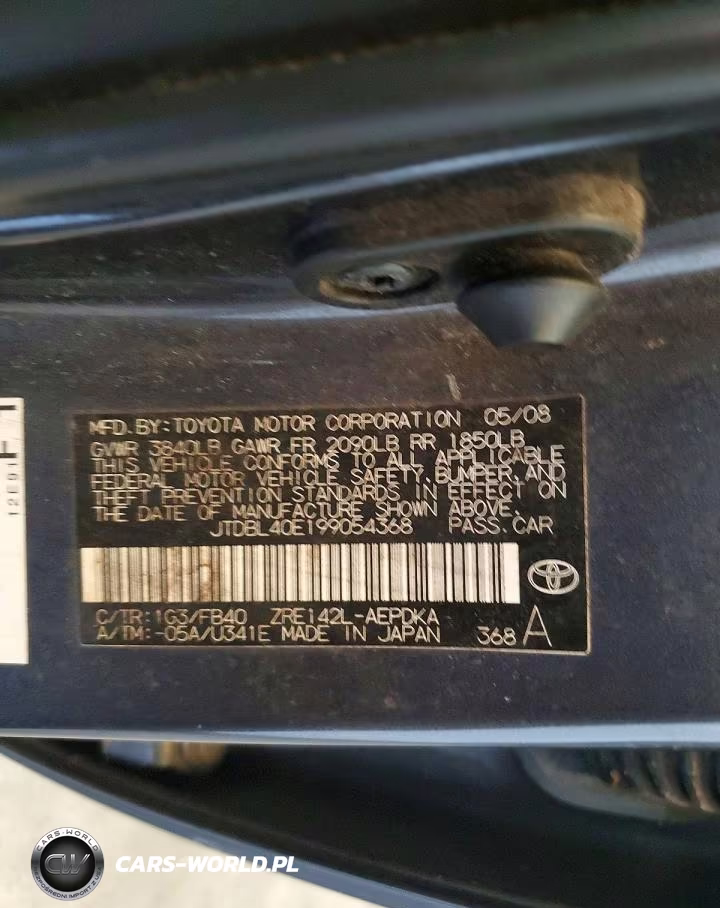 2009 Toyota Corolla Le VIN:JTDBL40E199054368 - 12