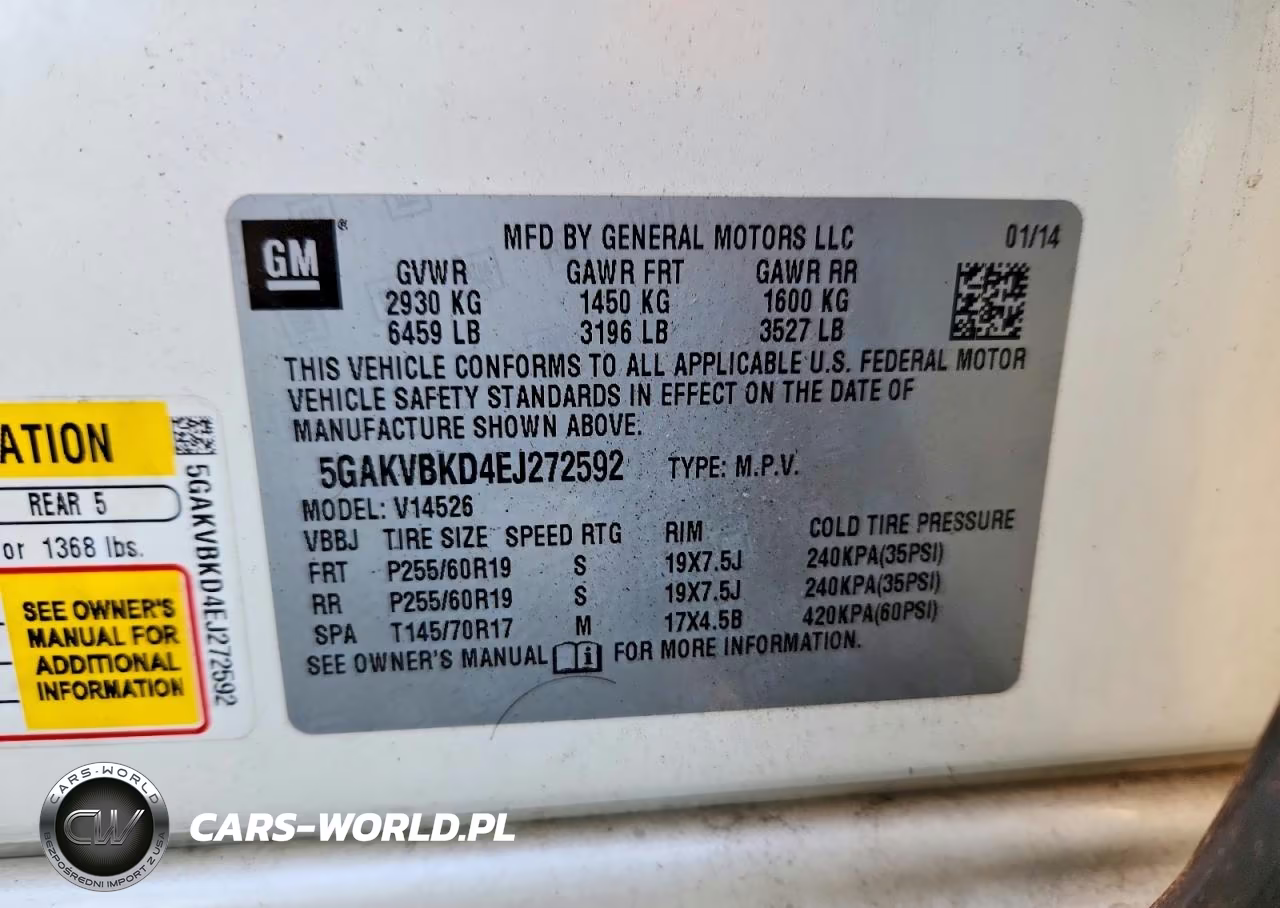 2014 Buick Enclave VIN:5GAKVBKD4EJ272592 - 13