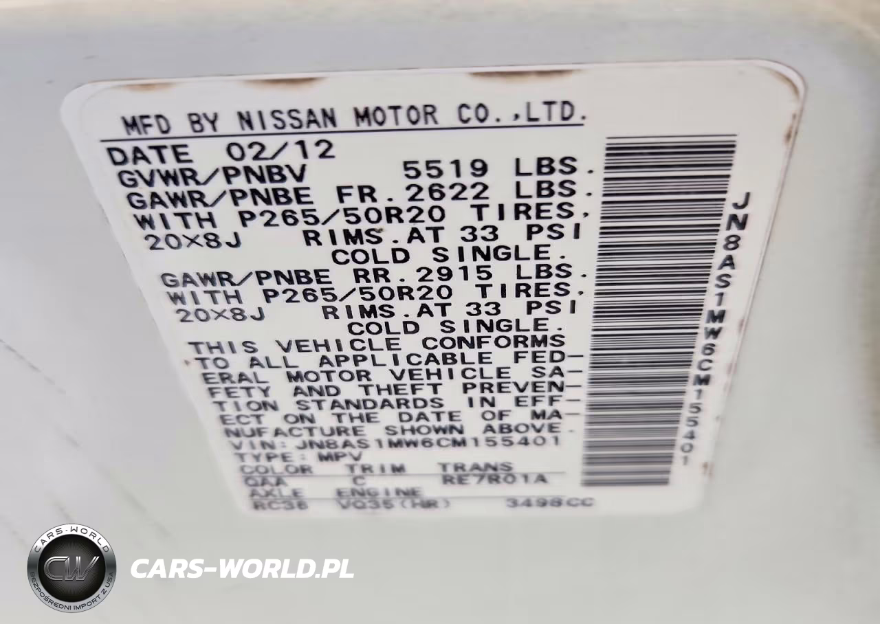 2012 Infiniti Fx35 VIN:JN8AS1MW6CM155401 - 13