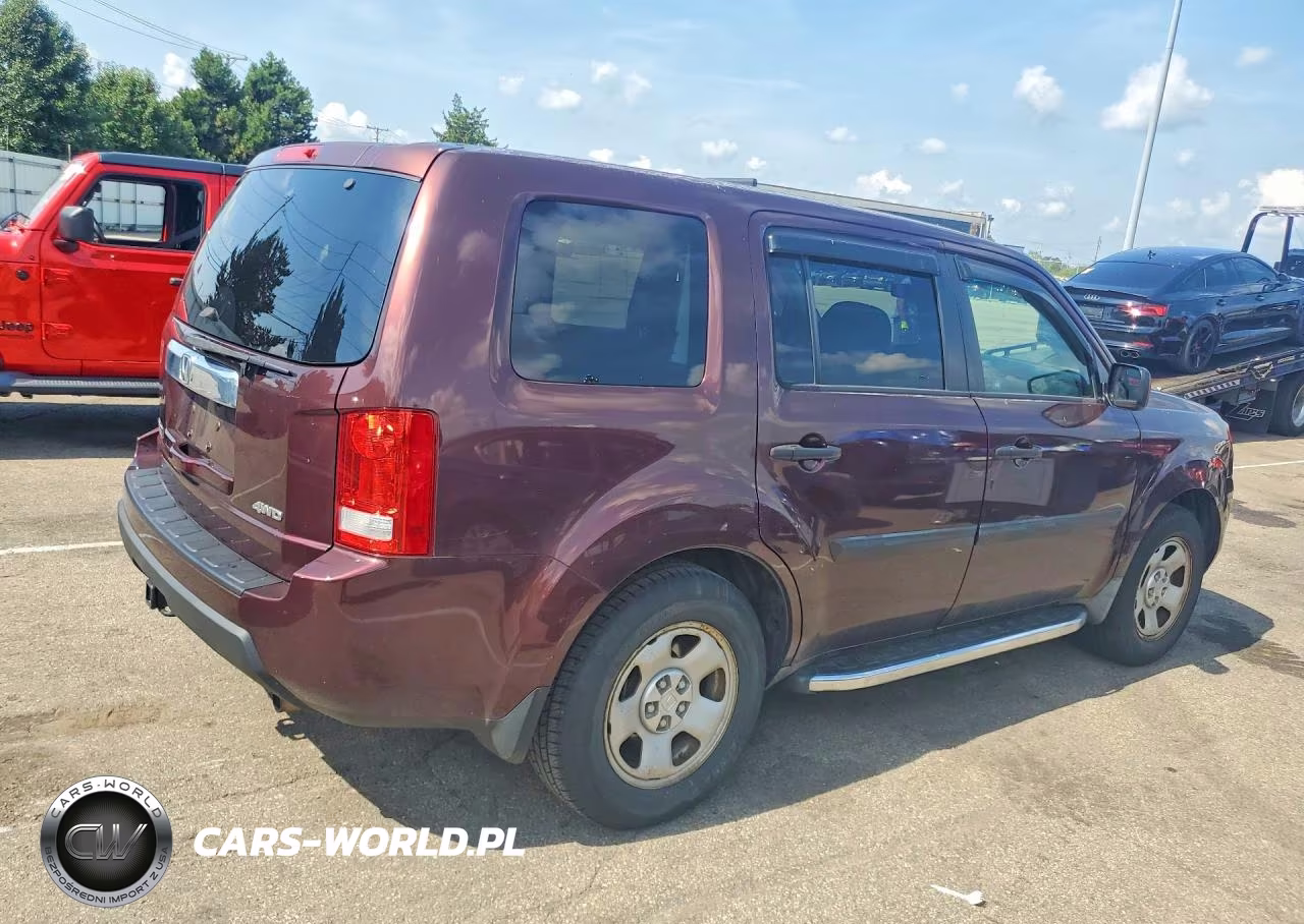 2010 Honda Pilot Lx VIN:5FNYF4H28AB008039 - 3