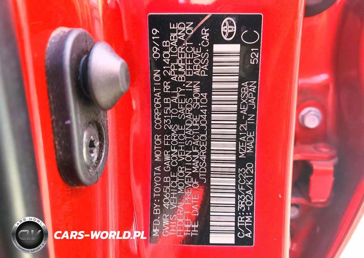 2020 Toyota Corolla Se VIN:JTDS4RCE0LJ044104 - 12