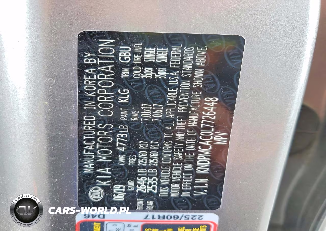 2020 Kia Sportage Lx VIN:KNDPMCAC0L7726448 - 13