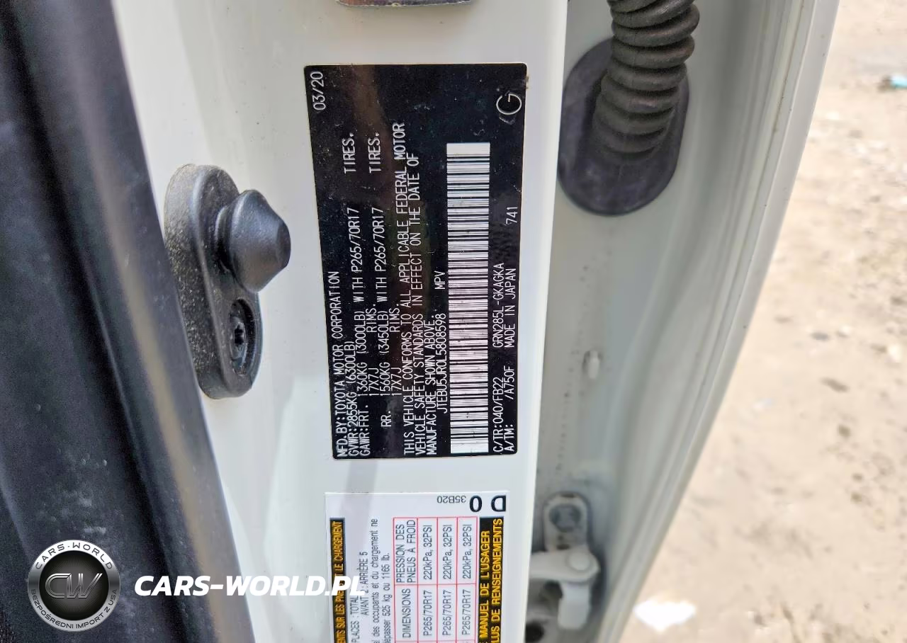 2020 Toyota 4Runner Sr5 VIN:JTEBU5JR0L5808598 - 13