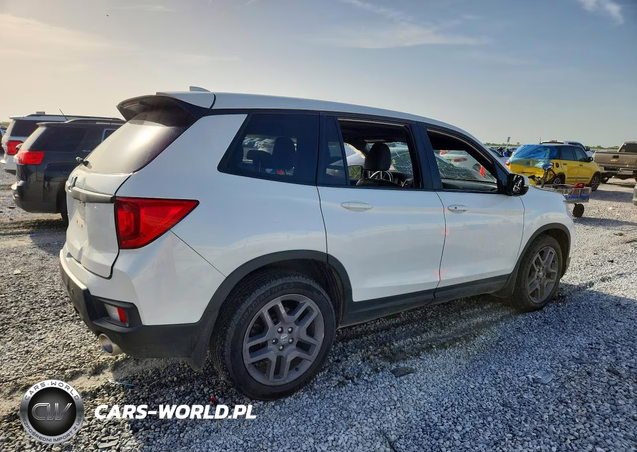 2022 Honda Passport Exl VIN:5FNYF7H58NB005207 - 3
