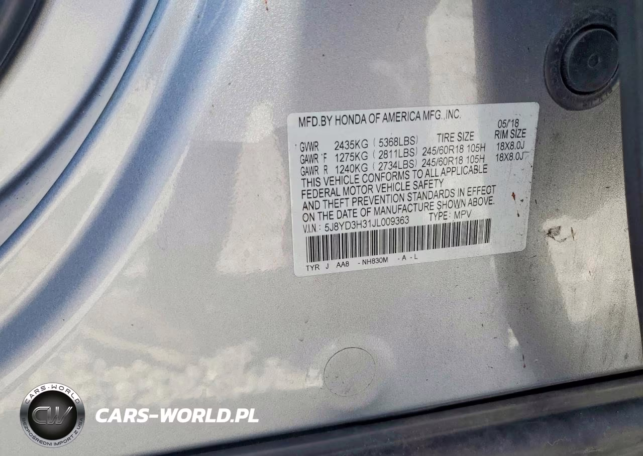2018 Acura Mdx VIN:5J8YD3H31JL009363 - 13