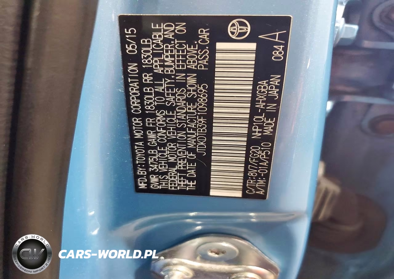 2015 Toyota Prius C Three VIN:JTDKDTB39F1098695 - 12