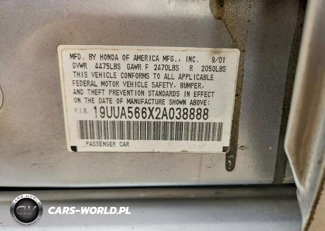 2002 Acura 3.2Tl VIN:19UUA566X2A038888 - 12