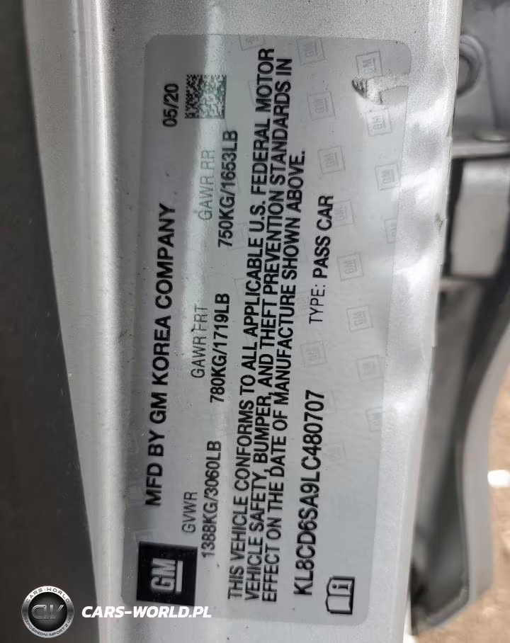 2020 Chevrolet Spark 1Lt VIN:KL8CD6SA9LC480707 - 12