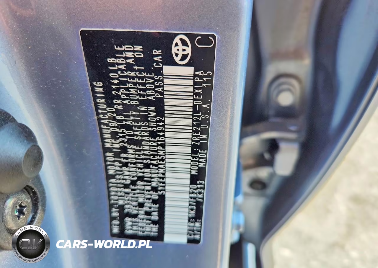 2021 Toyota Corolla Le VIN:5YFEPMAE5MP164942 - 12
