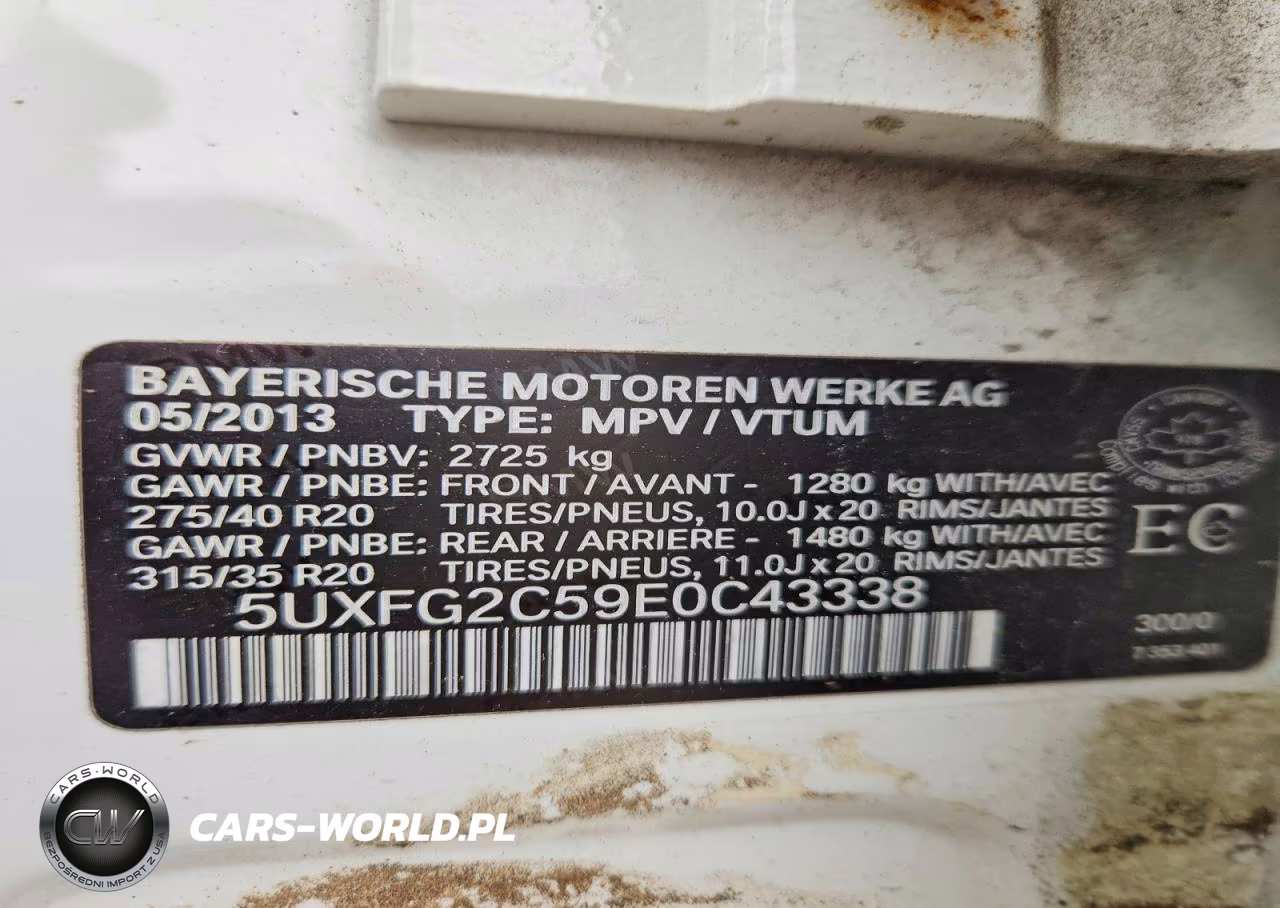 2014 BMW X6 xDrive35I VIN:5UXFG2C59E0C43338 - 13