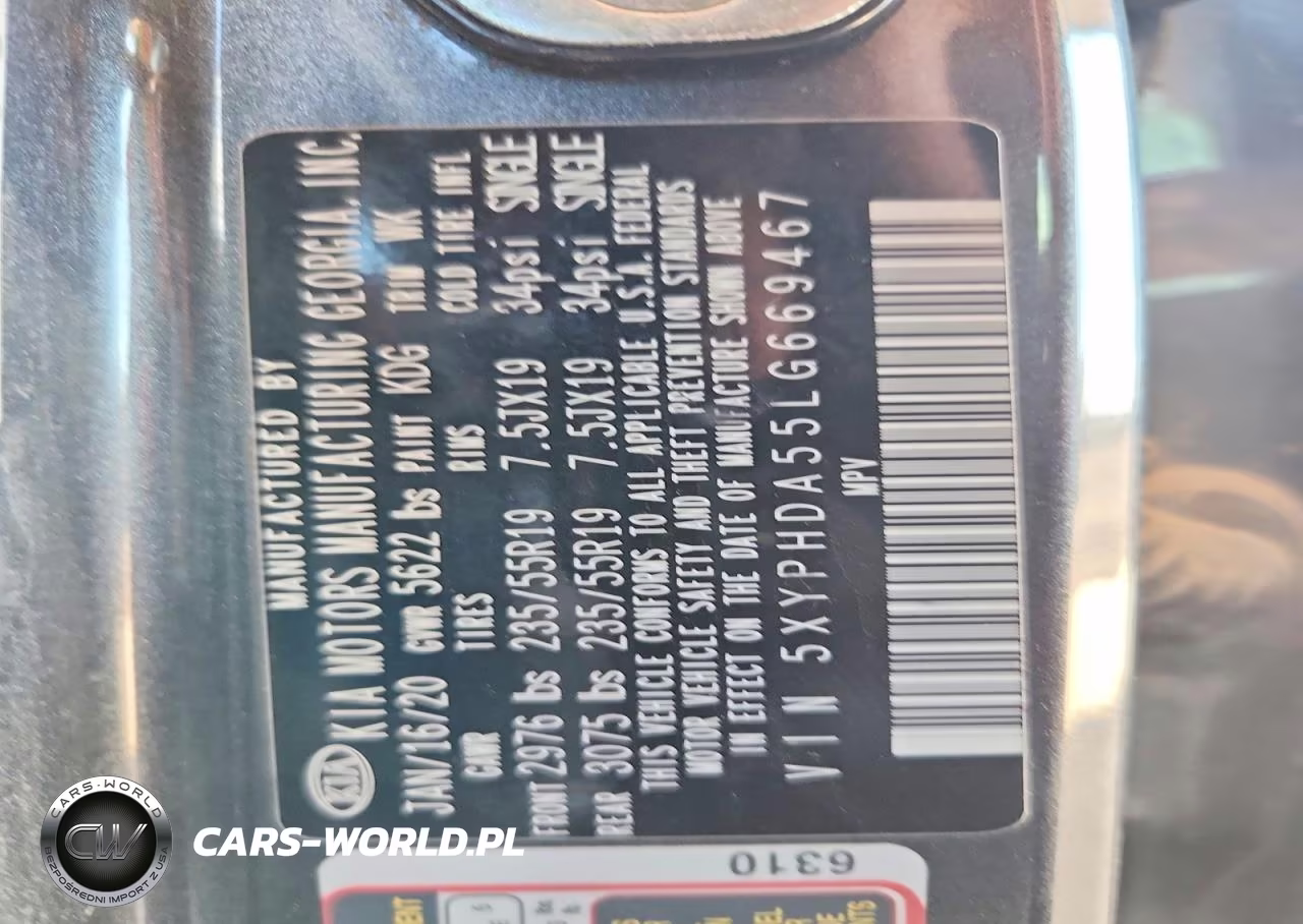 2020 Kia Sorento Ex V6 VIN:5XYPHDA55LG669467 - 14