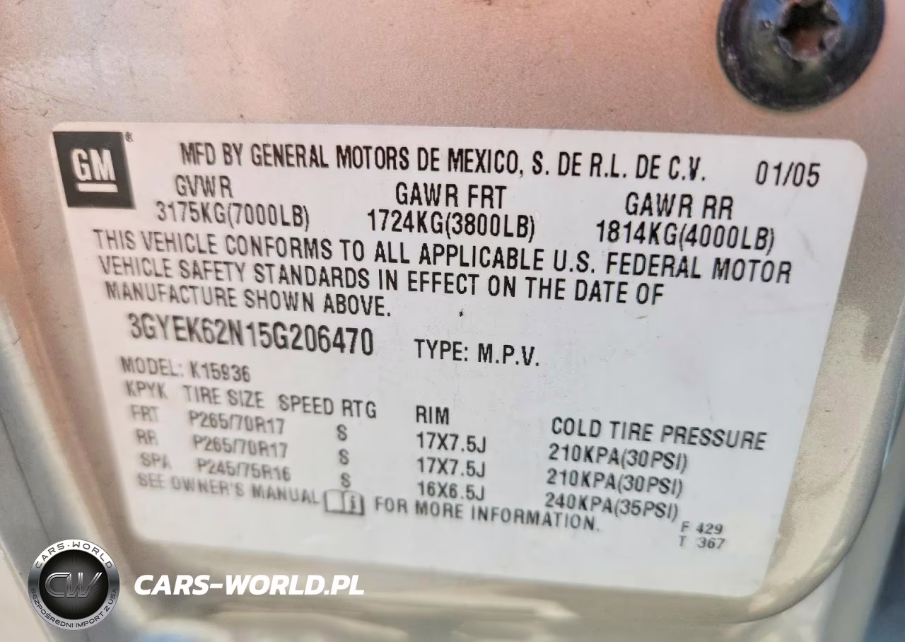 2005 Cadillac Escalade Ext VIN:3GYEK62N15G206470 - 13