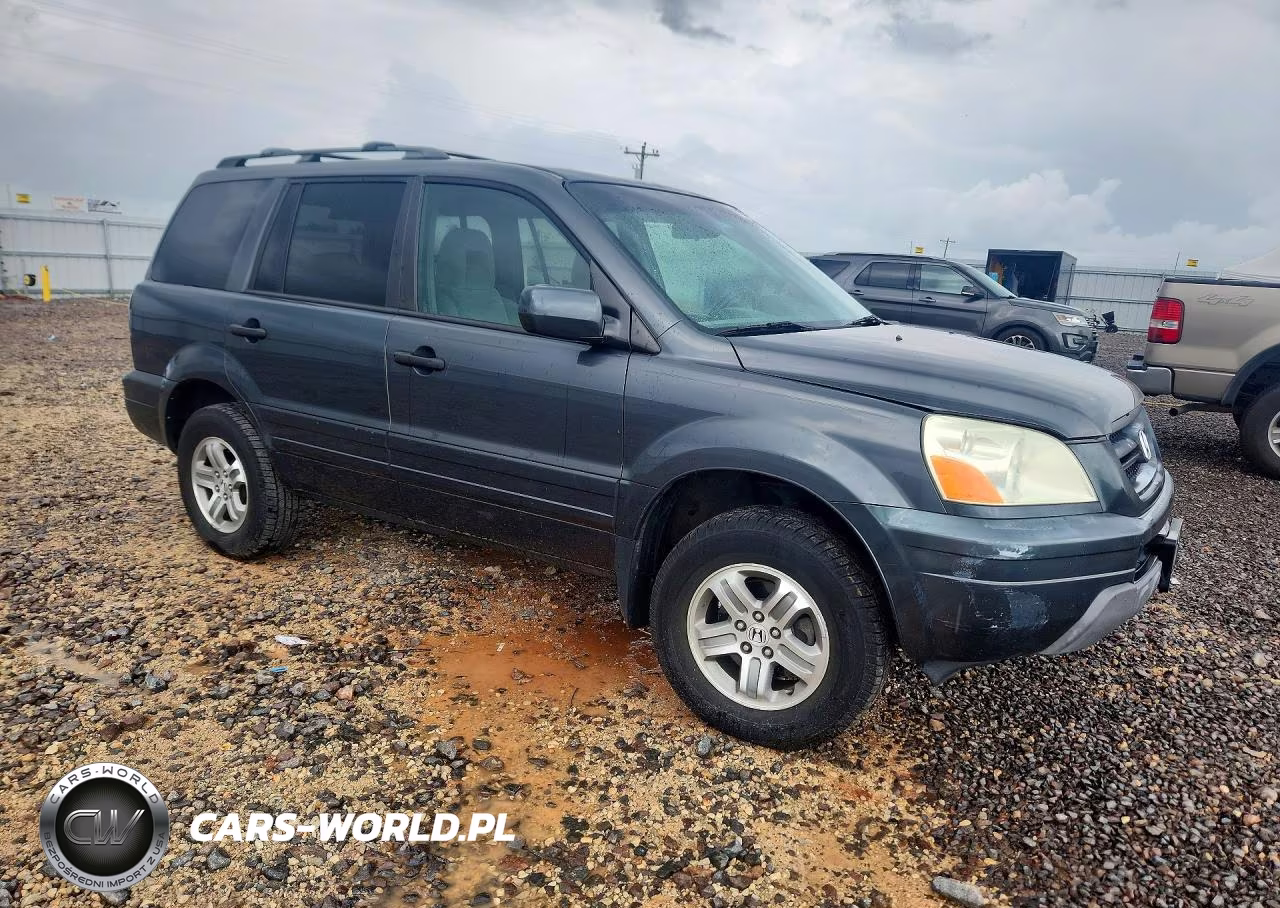 2005 Honda Pilot Ex VIN:2HKYF18445H539441 - 4