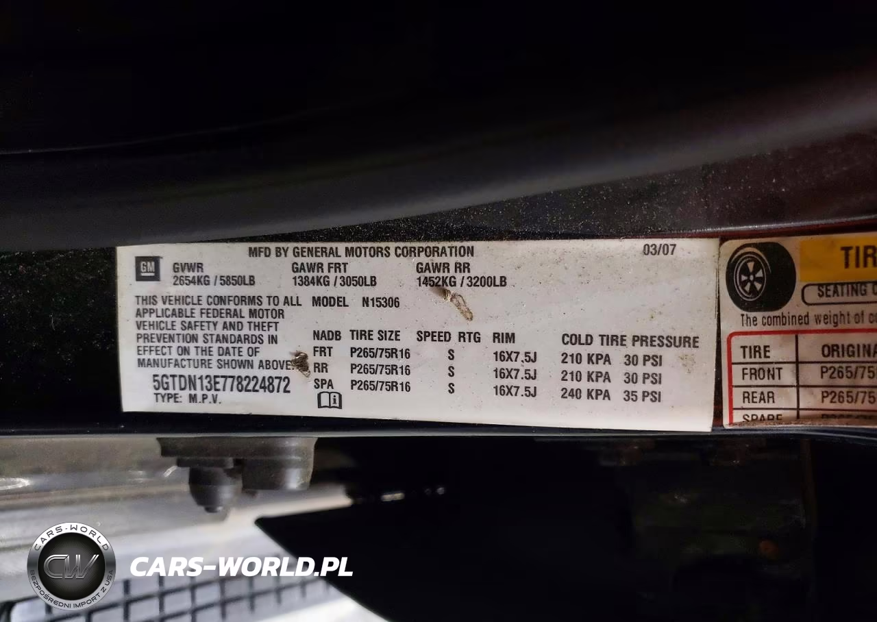 2007 Hummer H3 VIN:5GTDN13E778224872 - 13