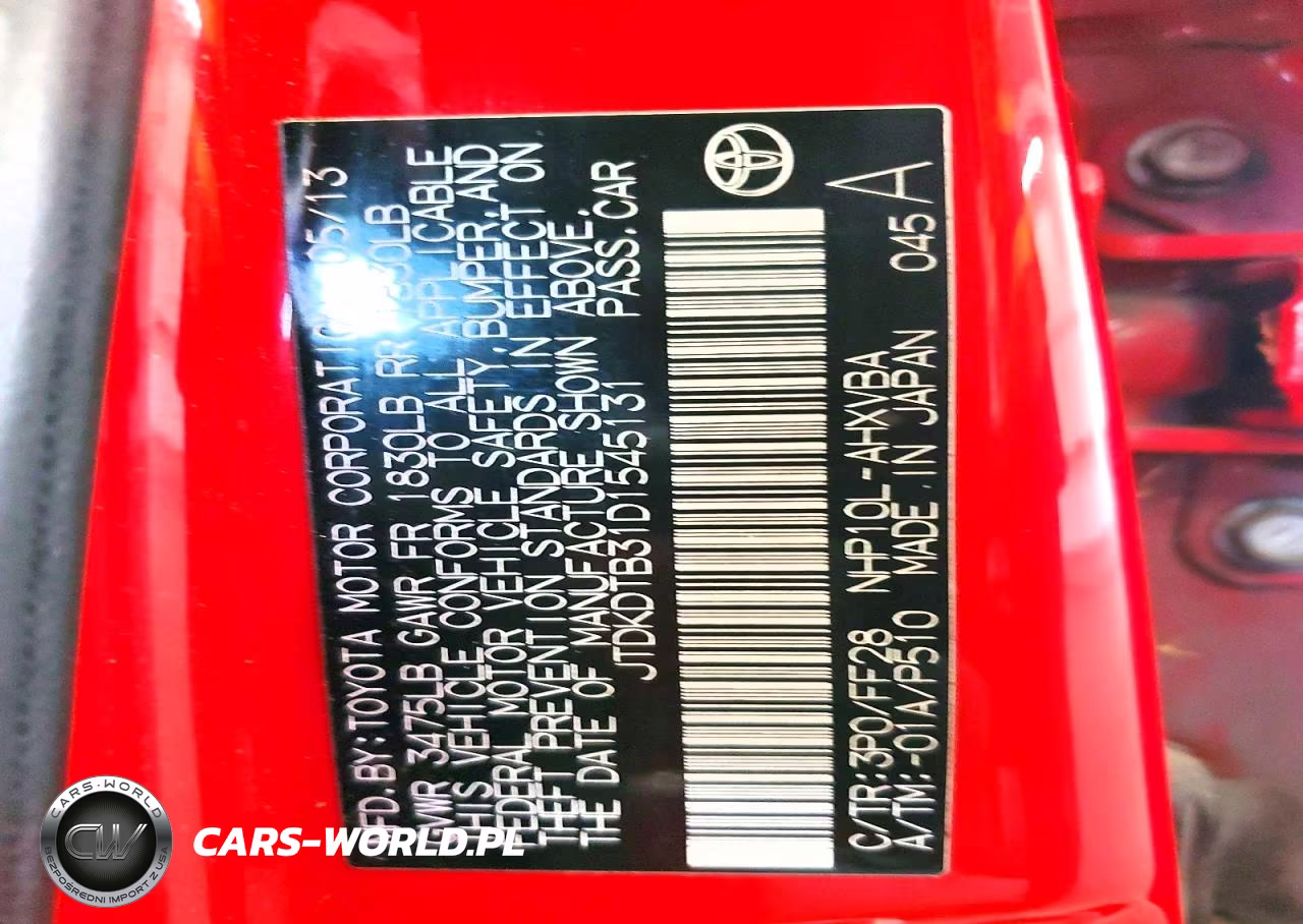 2013 Toyota Prius C Two VIN:JTDKDTB31D1545131 - 12