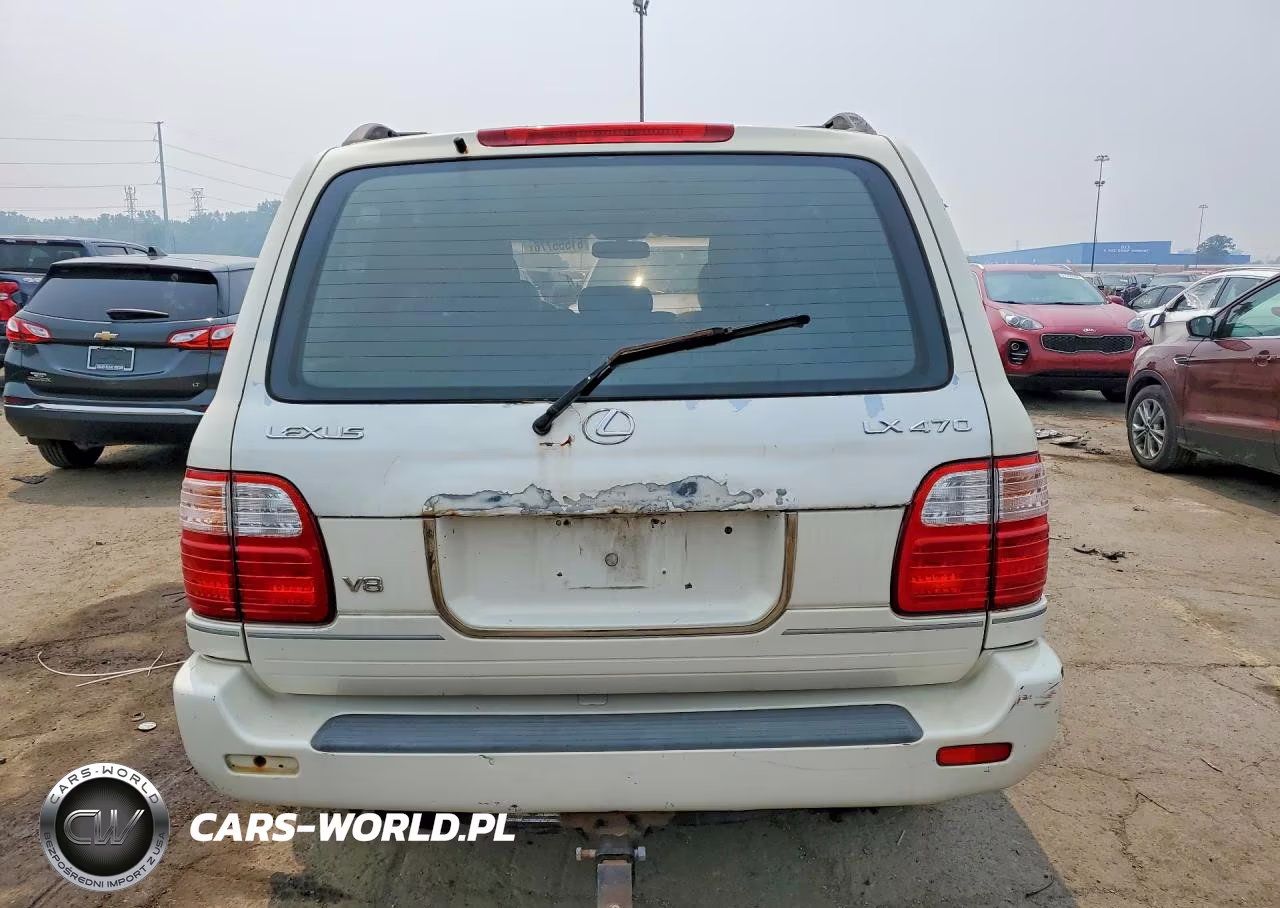 2000 Lexus Lx 470 VIN:JT6HT00W5Y0098542 - 6