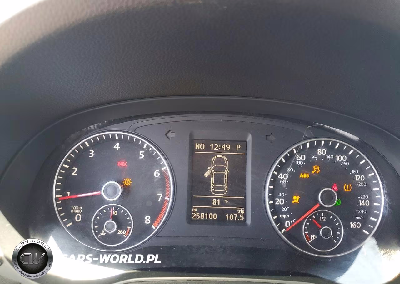 2013 Volkswagen Passat Se VIN:1VWBP7A3XDC120752 - 9