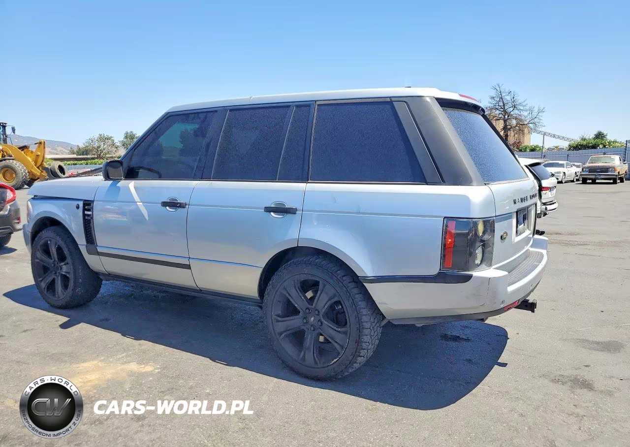 2007 Land Rover Range Rover Hse VIN:SALMF15457A239607 - 2