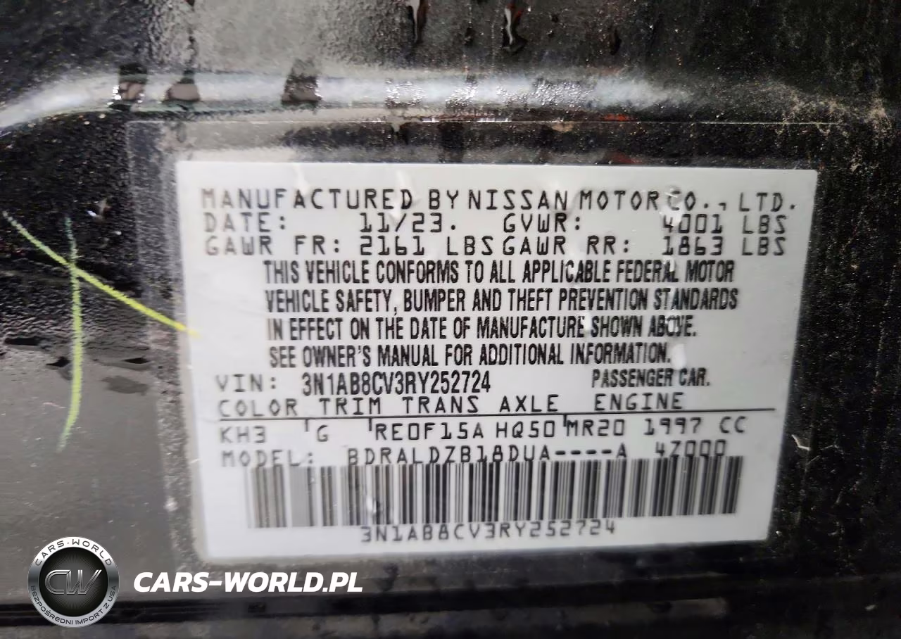 2024 Nissan Sentra Sv VIN:3N1AB8CV3RY252724 - 13