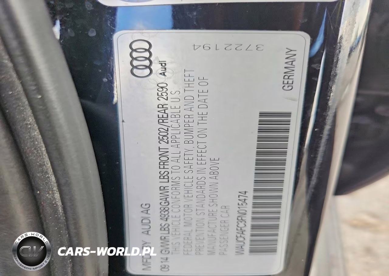 2015 Audi A6 Premium VIN:WAUCFAFC3FN015474 - 13
