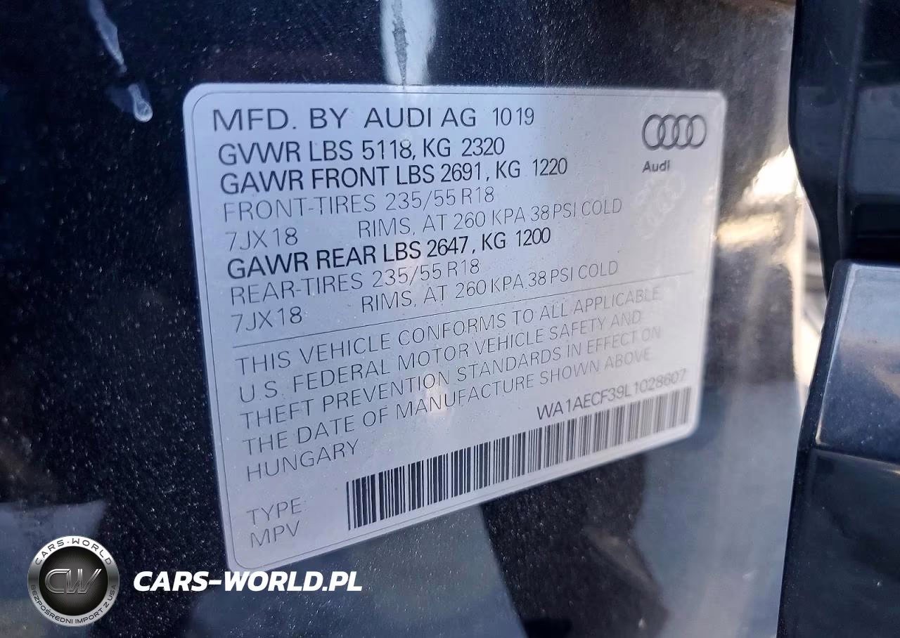 2020 Audi Q3 Premium VIN:WA1AECF39L1028607 - 13