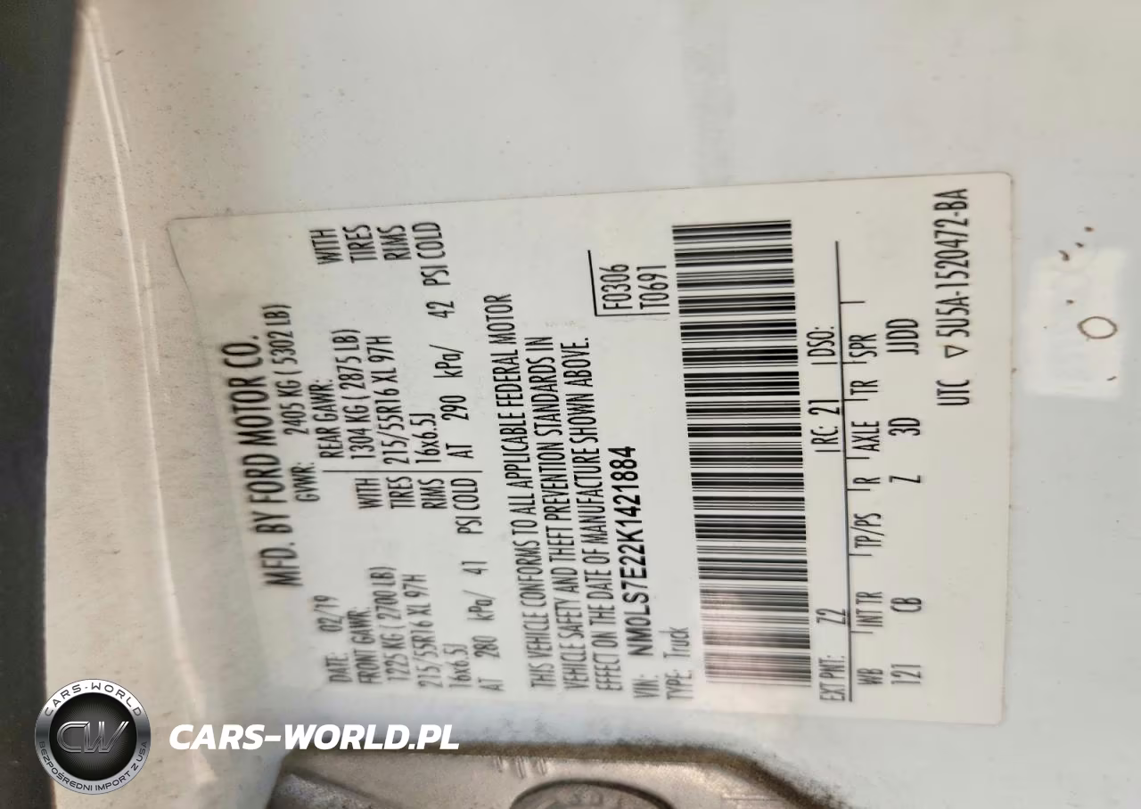 2019 Ford Transit Connect Xl VIN:NM0LS7E22K1421884 - 14
