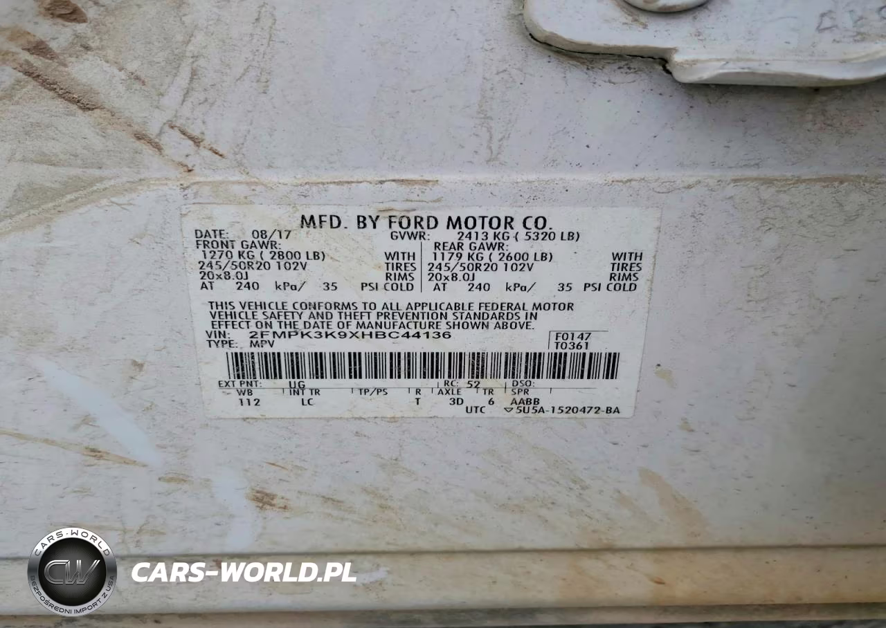 2017 Ford Edge Titanium VIN:2FMPK3K9XHBC44136 - 13