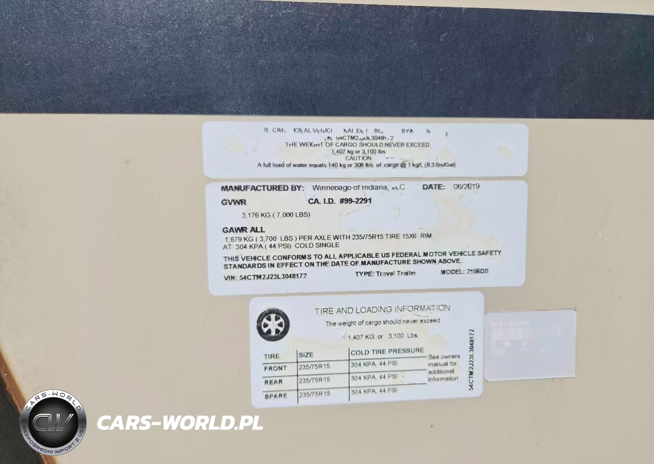 2020 Winnebago Minnie Camper VIN:54CTM2J23L3048172 - 10