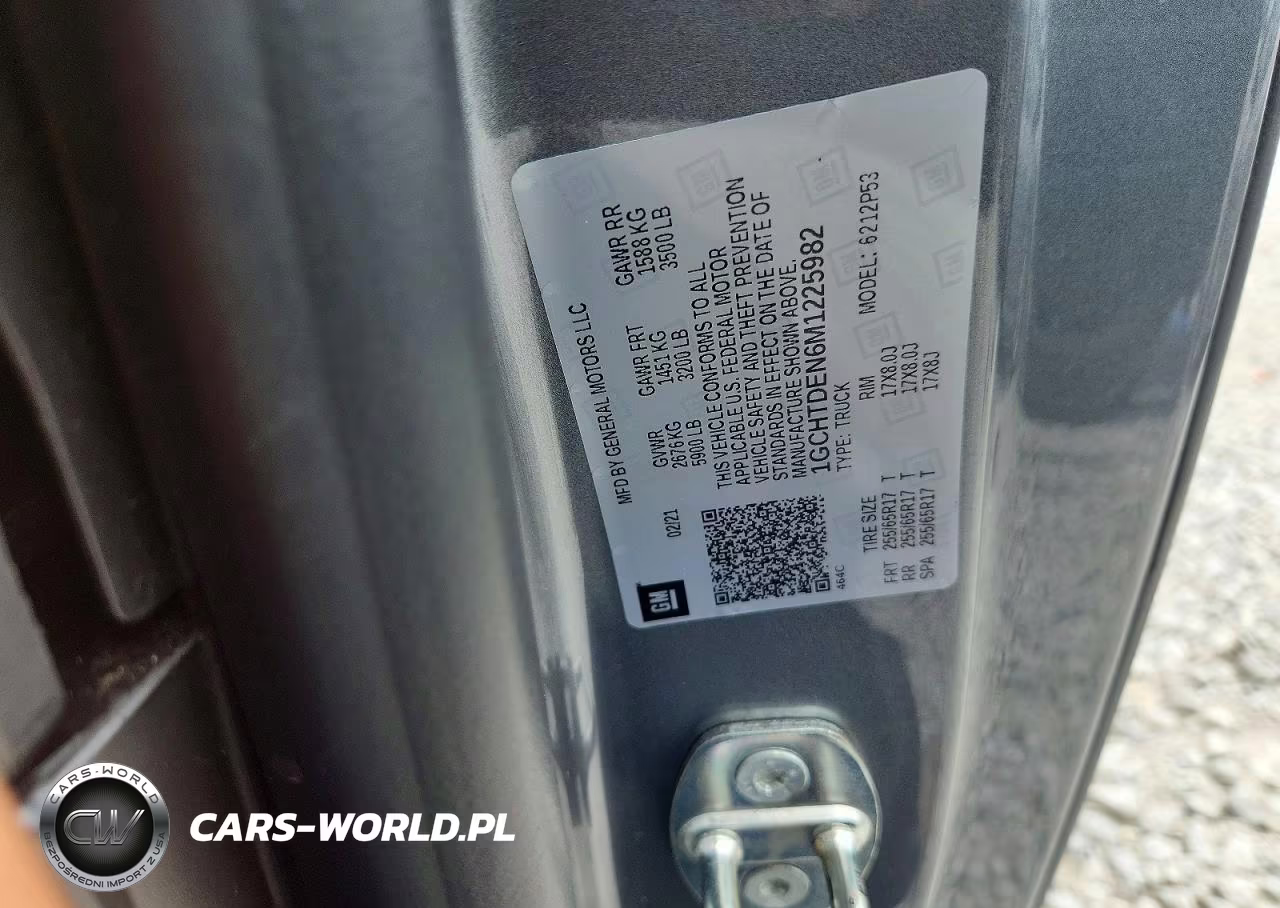 2021 Chevrolet Colorado Z71 VIN:1GCHTDEN6M1225982 - 12