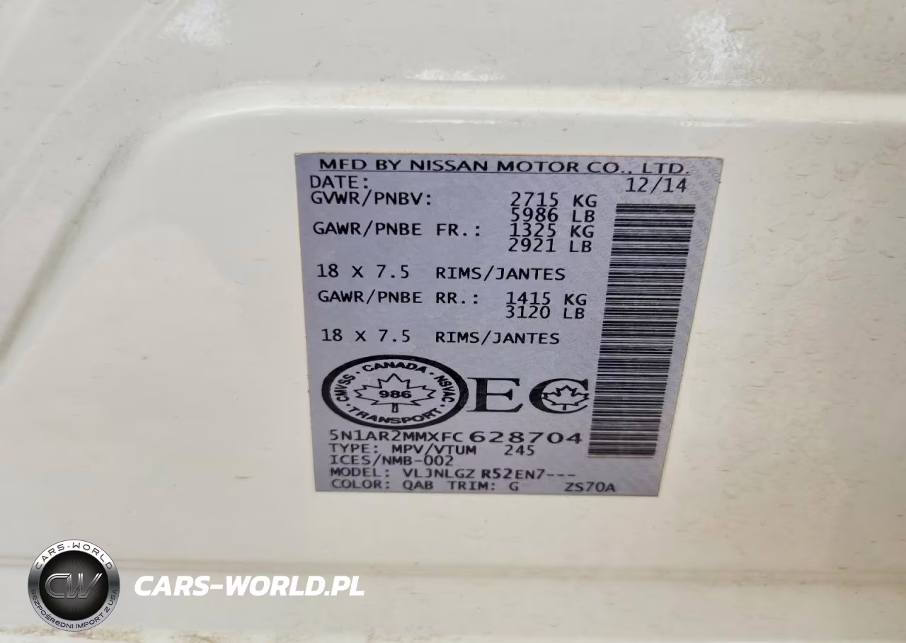2015 Nissan Pathfinder S VIN:5N1AR2MMXFC628704 - 12