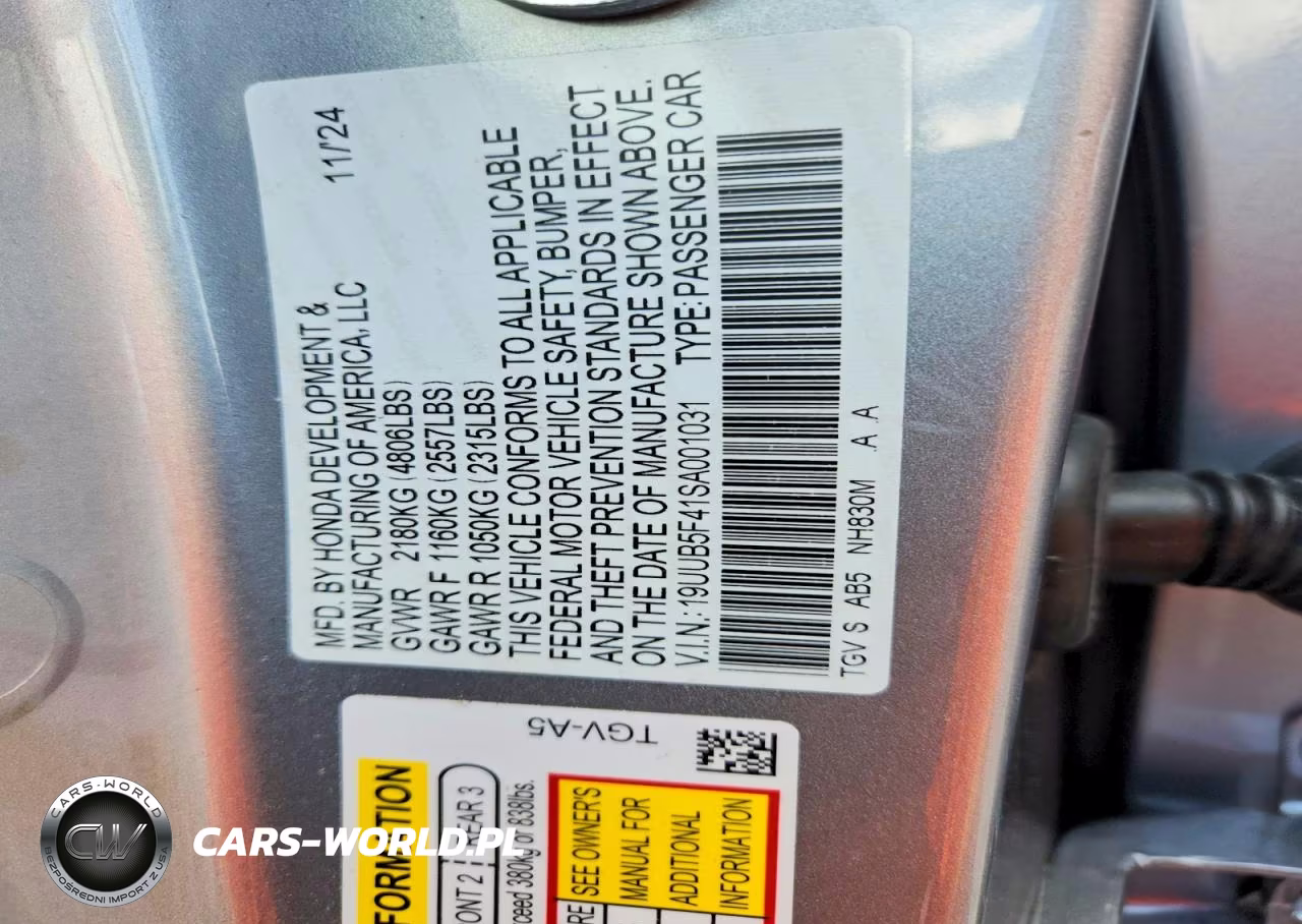 2025 Acura Tlx Technology VIN:19UUB5F41SA001031 - 12