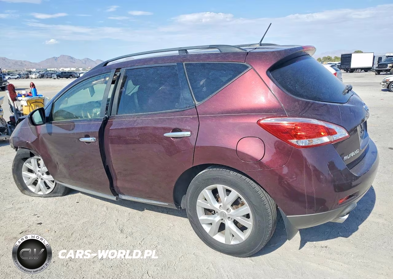 2013 Nissan Murano S VIN:JN8AZ1MW6DW302656 - 2