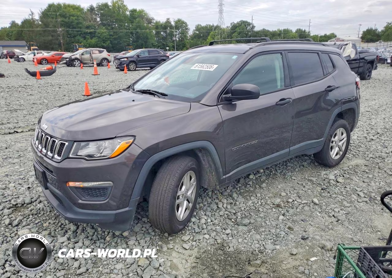 2018 Jeep Compass Sport VIN:3C4NJDABXJT180070 - 1