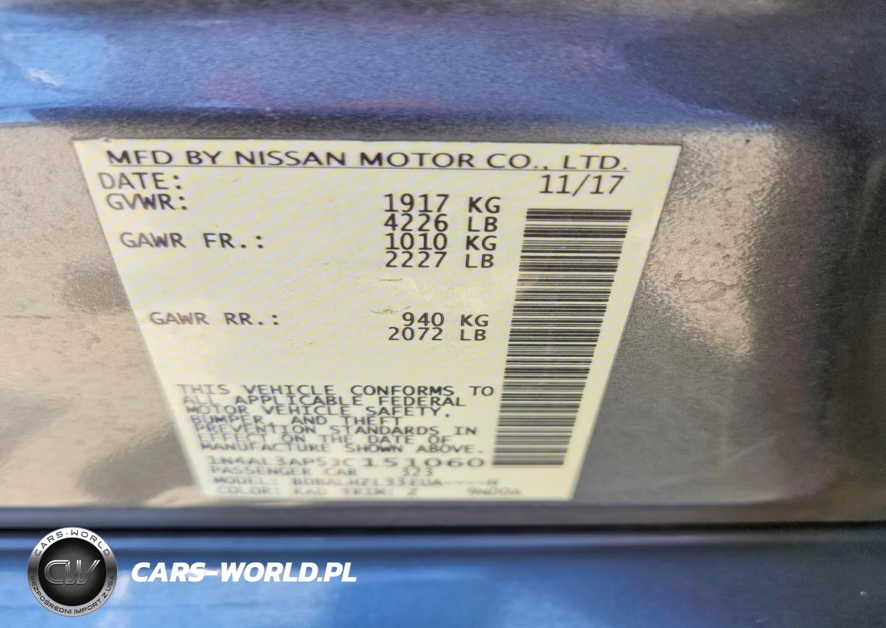 2018 Nissan Altima 2.5 Sr VIN:1N4AL3AP5JC151060 - 12