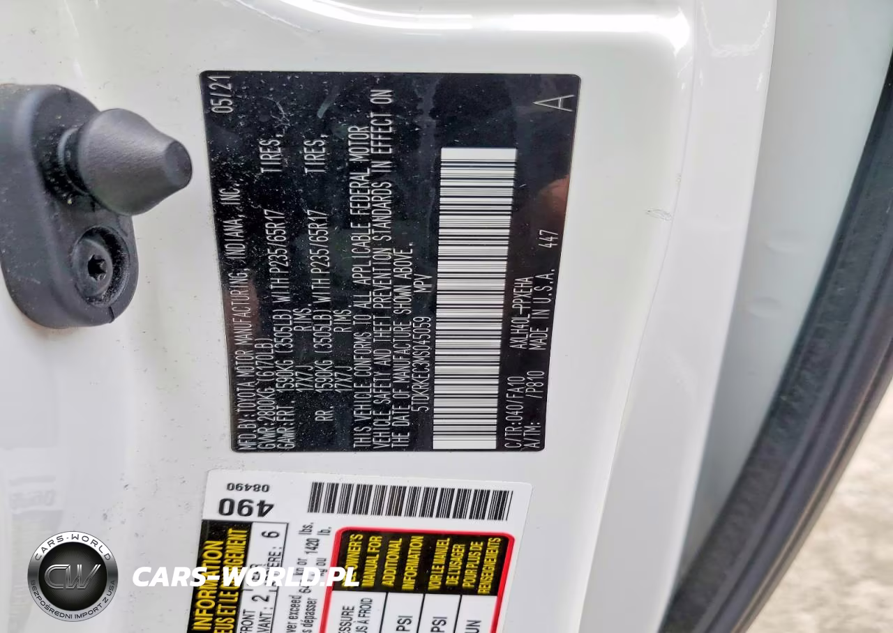 2021 Toyota Sienna Le VIN:5TDKRKEC3MS045059 - 13