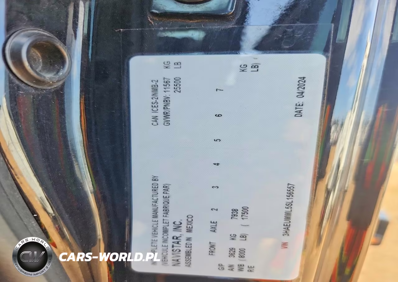 2025 International Mv607 VIN:3HAEUMML5SL156557 - 12