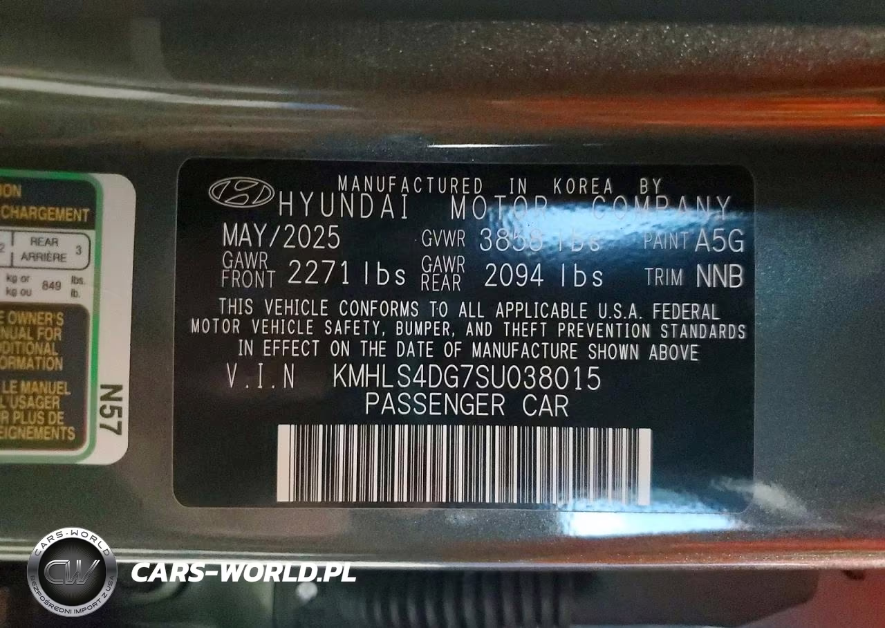 2025 Hyundai Elantra Sel VIN:KMHLS4DG7SU038015 - 12