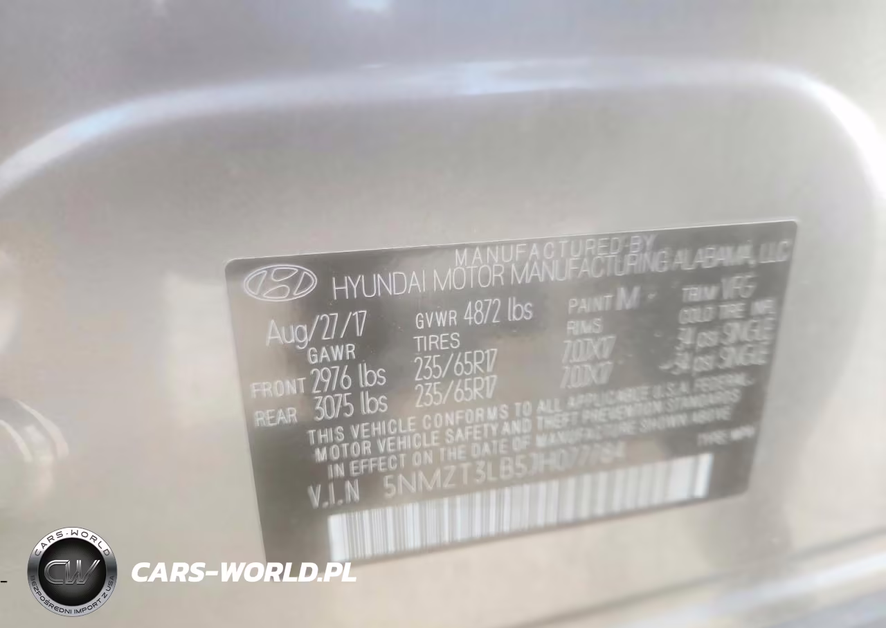2018 Hyundai Santa Fe Sport 2.4L VIN:5NMZT3LB5JH077784 - 13