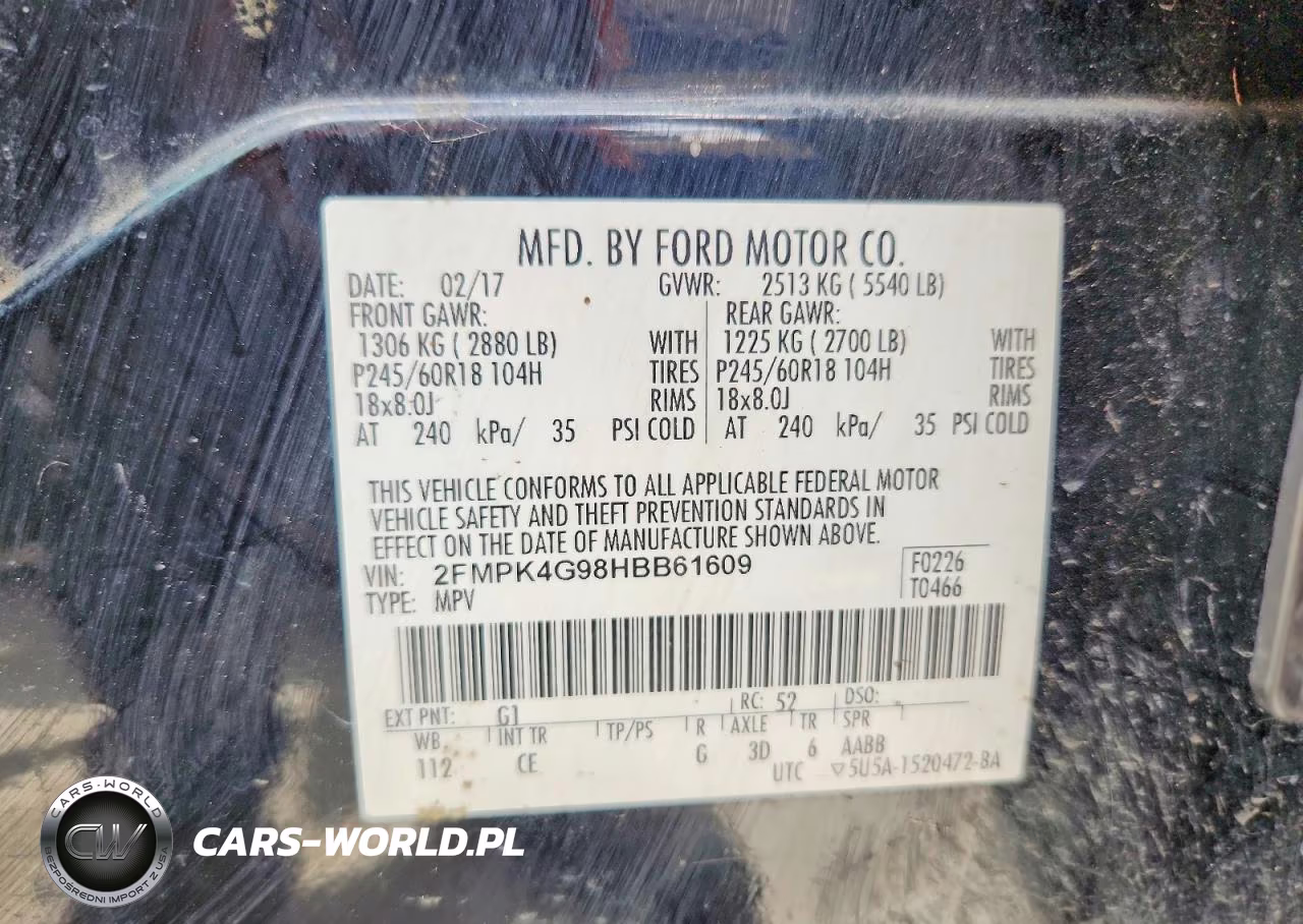 2017 Ford Edge Se VIN:2FMPK4G98HBB61609 - 13