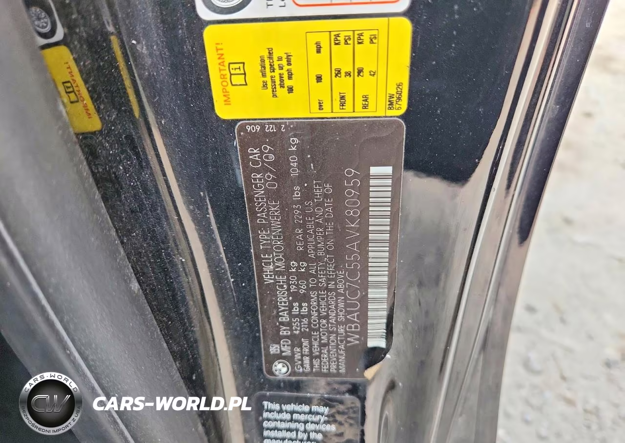 2010 BMW 135 I VIN:WBAUC7C55AVK80959 - 12