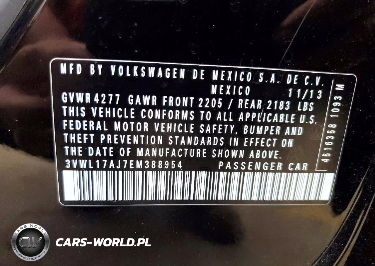 2014 Volkswagen Jetta Sel VIN:3VWL17AJ7EM388954 - 12
