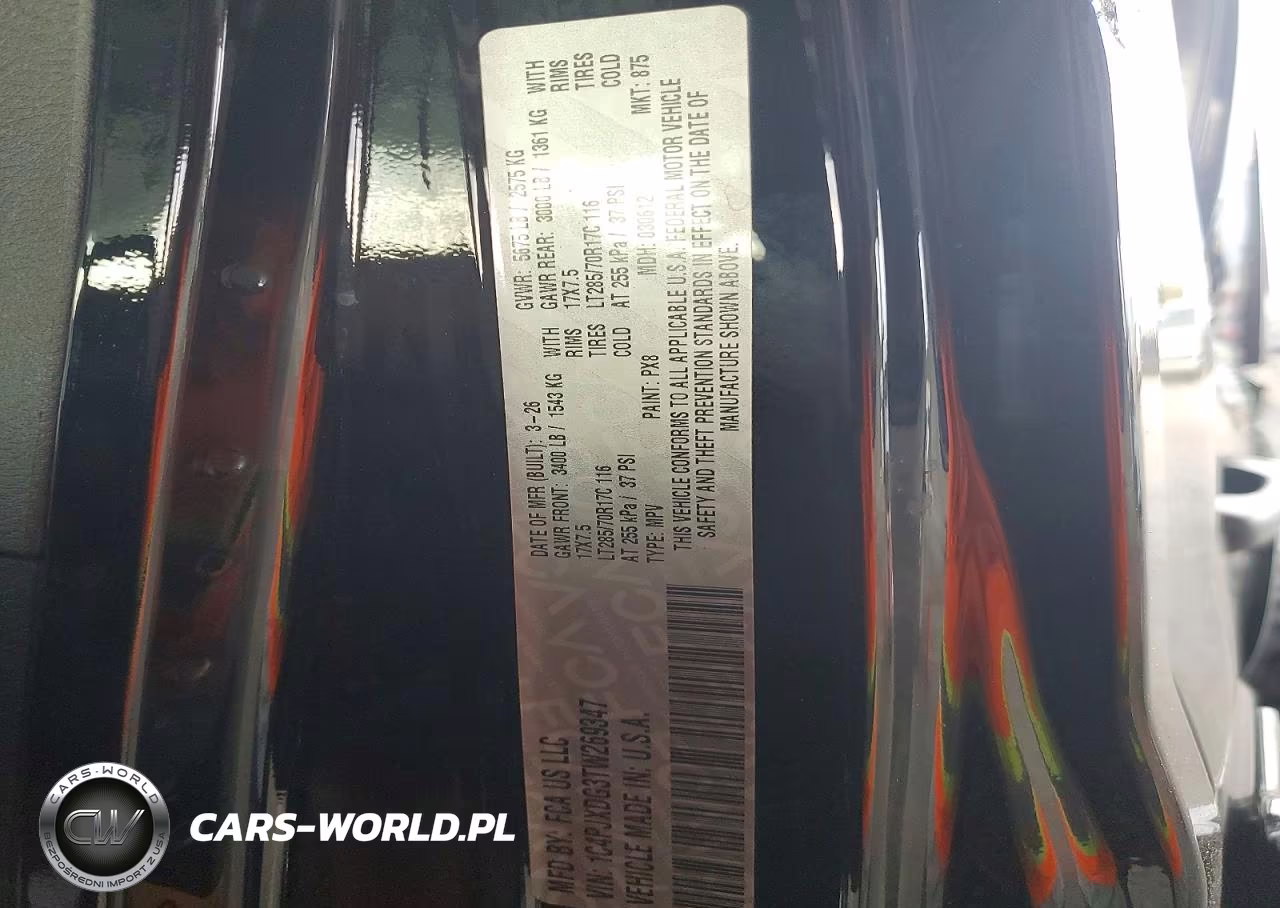 2026 Jeep Wrangler Sport VIN:1C4PJXDG3TW269347 - 12