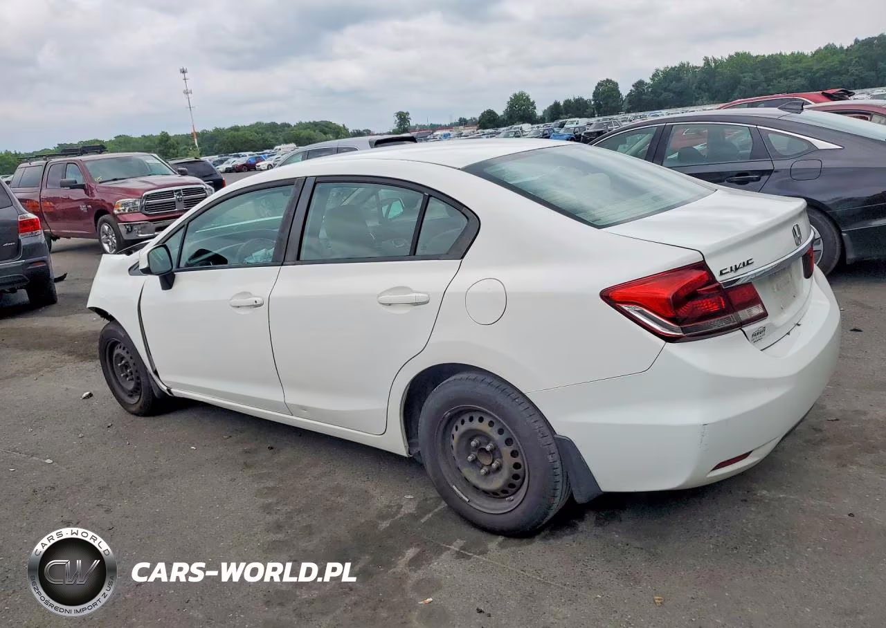 2013 Honda Civic Lx VIN:2HGFB2F5XDH572845 - 2