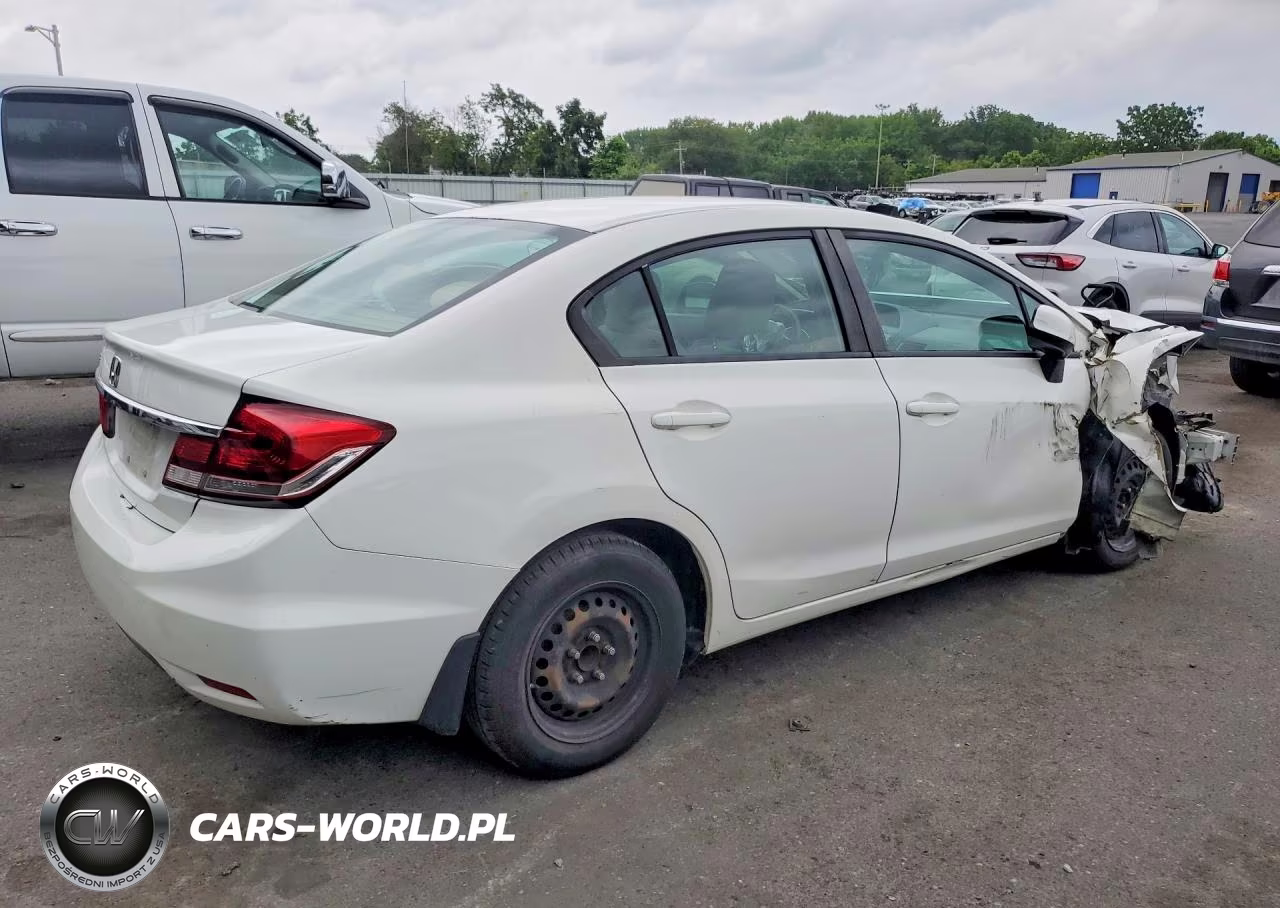 2013 Honda Civic Lx VIN:2HGFB2F5XDH572845 - 3