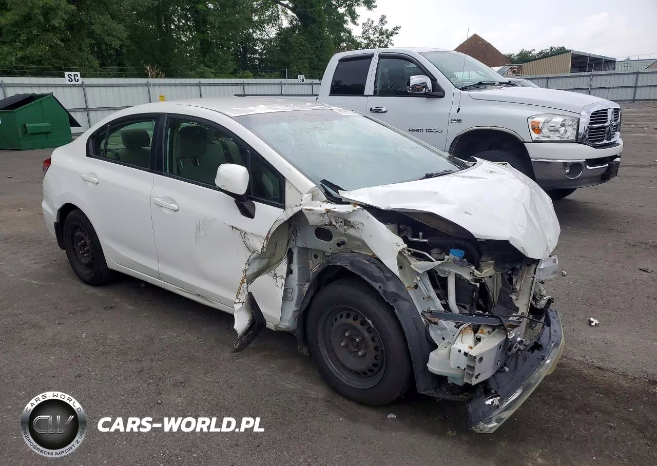 2013 Honda Civic Lx VIN:2HGFB2F5XDH572845 - 4