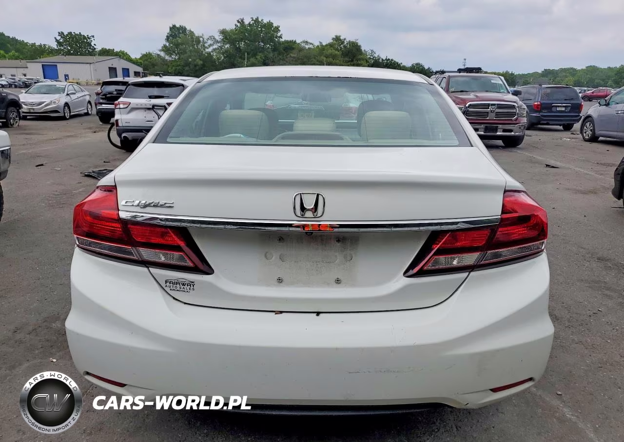 2013 Honda Civic Lx VIN:2HGFB2F5XDH572845 - 6