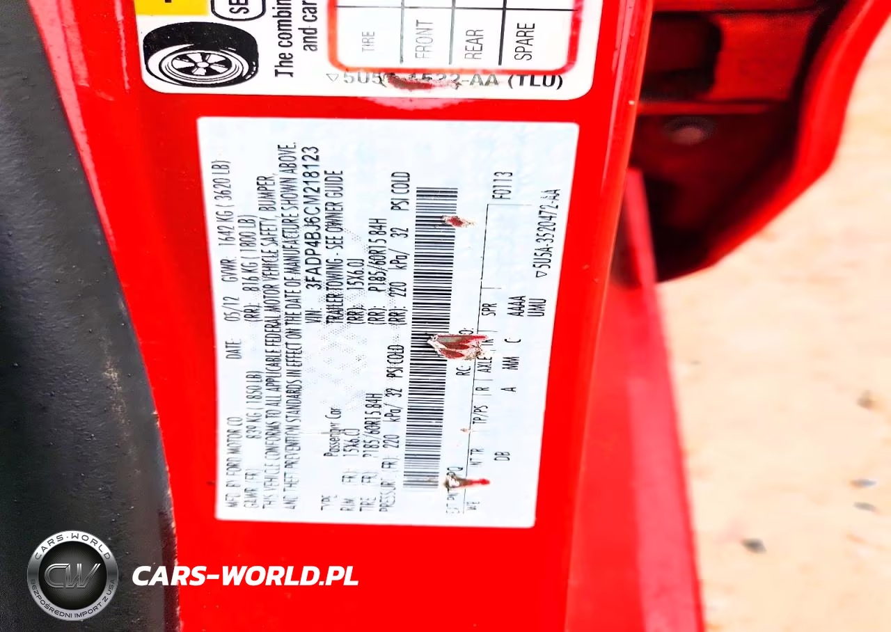 2012 Ford Fiesta Se VIN:3FADP4BJ6CM218123 - 13