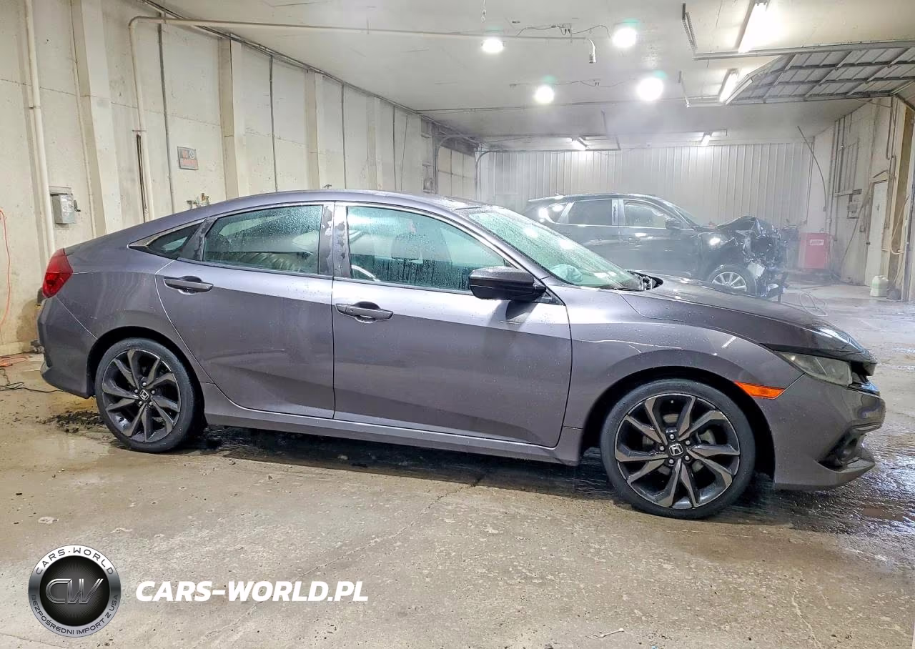 2020 Honda Civic Sport VIN:19XFC2F87LE011017 - 4