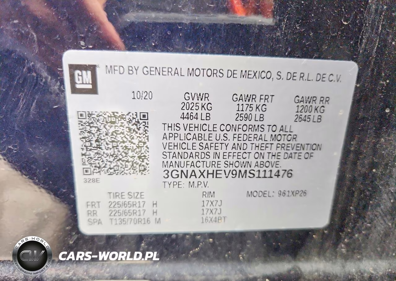 2021 Chevrolet Equinox Ls VIN:3GNAXHEV9MS111476 - 13